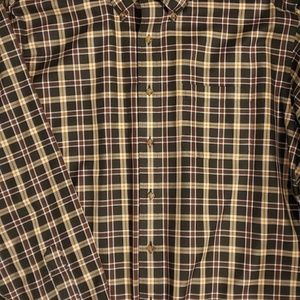 Brooks Brothers Plaid Button-Down Casual Shirt